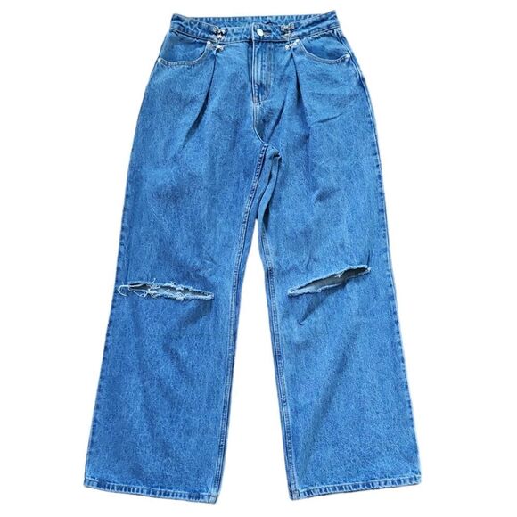 Milk It Thrill Straight Denim Jeans Size 32 NWOT - Picture 2 of 8